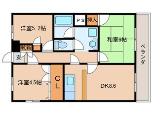 欅ハイムの物件間取画像